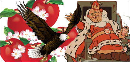 سيب های جادويی، باز و پادشاه