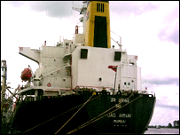 خلیج فارس میں بھاتی جہاز