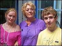 Lizzie Hopley, Carolyn Jones and Rory Jennings