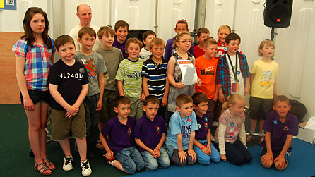 Disgyblion Ciliau Parc