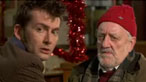 David Tennant and Bernard Cribbins in the episode The End Of Time