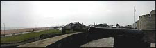 Deal Castle and the beach.