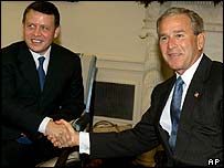 शाह अब्दुल्ला और जॉर्ज बुश