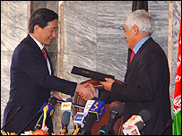 دادفر اسپنتا، وزير امور خارجه افغانستان و سفير ژاپن در افغانستان