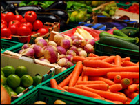 Vegetable in a market in Sri Lanka