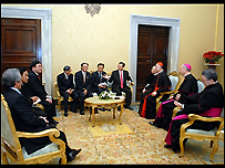 Thủ tướng Nguyễn Tấn Dũng và phái đoàn tại Tòa Thánh Vatican 