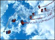 RAF Falcons parachute display team