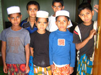 Residents at Kumradi Darul Ulum Orphanage