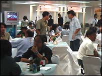 Ảnh chụp của Nguyễn Hoàng tại Trung tâm Báo chí APEC, Bangkok