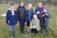 Disgyblion Ysgol Gymuned Bryngwran