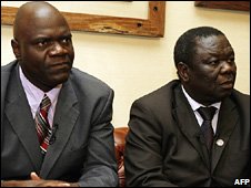 Ông Arthur Mutambara và ông Morgan Tsvangirai