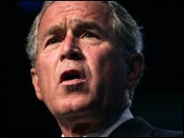 अमरीकी राष्ट्रपति जॉर्ज बुश