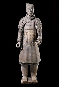 Os soldados podem ter sido fabricados em outro lugar