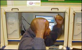 Using St Chad's online centre 