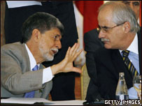 Celso Amorim e o argentino Jorge Taiana 