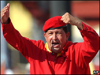 Hugo Chávez, presidente da Venezuela