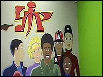 Art work at youth project