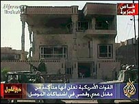 Imagem de TV da Al-Jazeera capturada pela agência France Presse