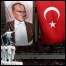 Atatürk posteri ve Türk bayrakları