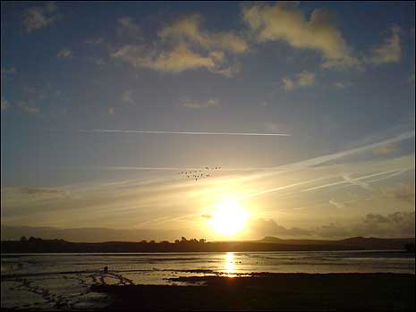 Sunrise on the Kingsbridge estuary