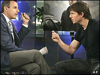 Matt Lauer e Tom Cruise