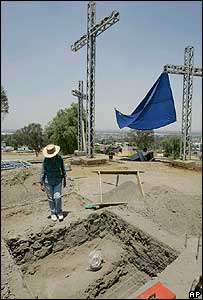  Arqueologista em escavação no México