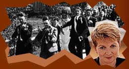 Fiona Talkington and Finnish archive (©Kaustinen Folk Music Festival)