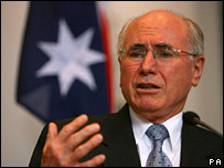 آسٹریلوی وزیراعظم جان ہاورڈ 