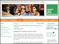 سایت گروه مدافع حقوق اقلیت ها