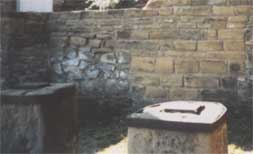 File cutting stithies in the remains of a file-cutting workshop