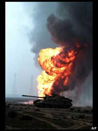 Poço de petróleo no Kuwait