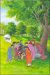 موش در مورد خودش به کودکان معلومات می دهد