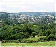 Chagford's wonderful rural setting
