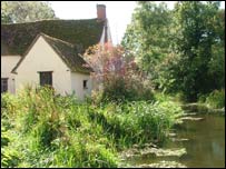 The pond where Constable sketched 'The Hay Wain'