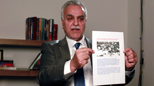 الهاشمي: "ايران تستخدم المجال الجوي العراقي"