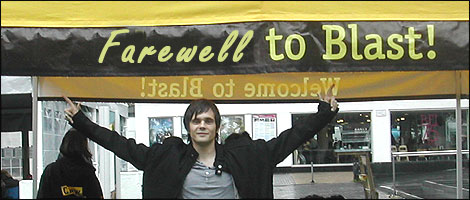 Ryan says bye to Blast.