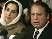 نواز شریف اور بینظیر بھٹو