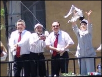 Eski DEP milletvekilleri Diyarbakır mitinginde