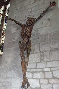 Cerflun 'The Naked Christ' gan Michele Coxon