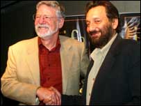 शेखर कपूर और बेरी ओसबोर्न 