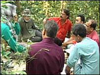 उड़ीसा में माओवादियों के साथ पत्रकार