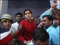 वरुण गांधी न्यायिक हिरासत में भेजे गए