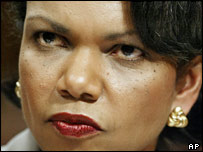 کاندوليزا رايس، وزير خارجه آمريکا