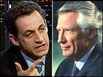 Nicolas Sarkozy ve Dominique de Villepin