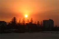 Machlud trawiadol Byron Bay