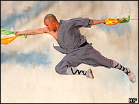 Monge do templo Shaolin