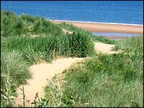 The dunes at Seaton Sluice