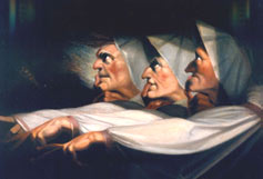 Image: The Weird Sisters, Macbeth, 1783, Royal Shakespeare Theatre (detail) by Henry Fuseli