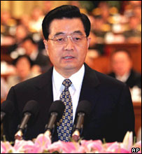 Hu Jintao, presidente da China