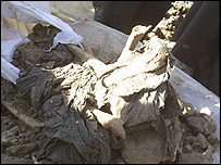 Mezarda bulunan kemikler